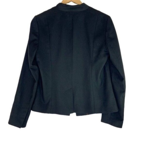 Talbots Italian Flannel Black Single Button Blazer - Picture 4 of 4